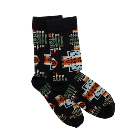 Pendleton Kids Chief Joseph Crew Socks  -  Small / Black