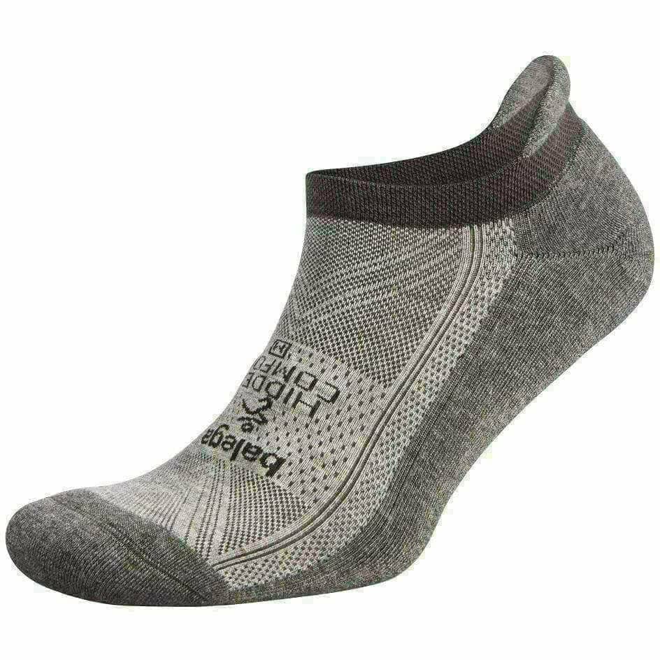 Balega Hidden Comfort No Show Tab Socks - Clearance - Medium / Midgray/Carbon