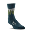 Farm to Feet Timber Light Targeted Cushion 3/4 Crew Socks  -  Small / Green Gables