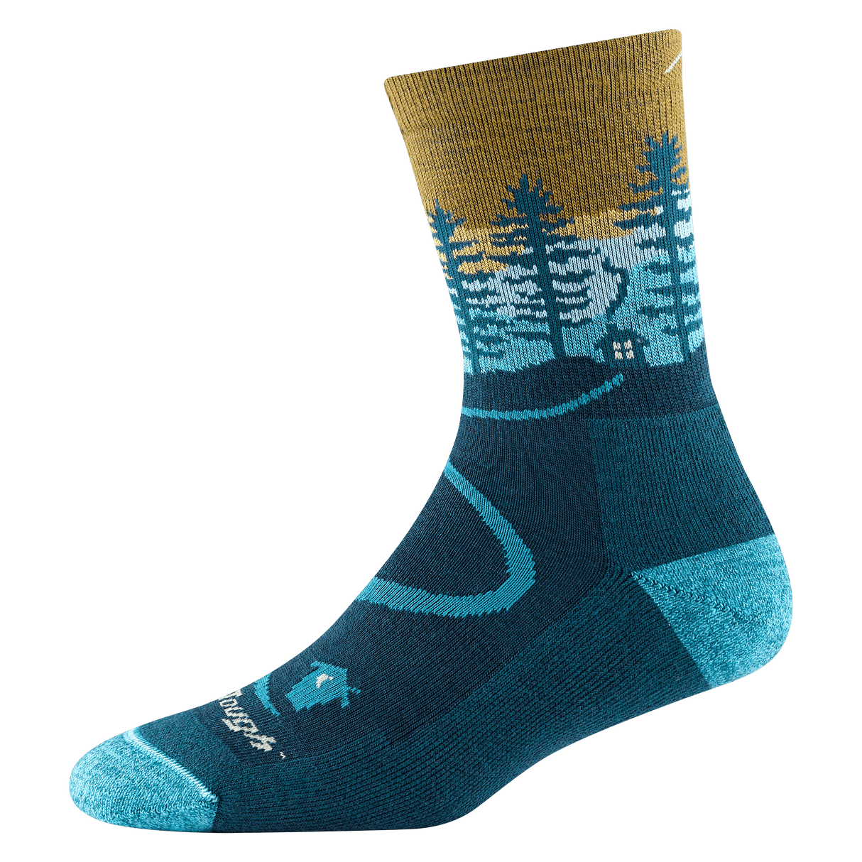 Darn Tough Womens Northwoods Micro Crew Midweight Hiking Socks  -