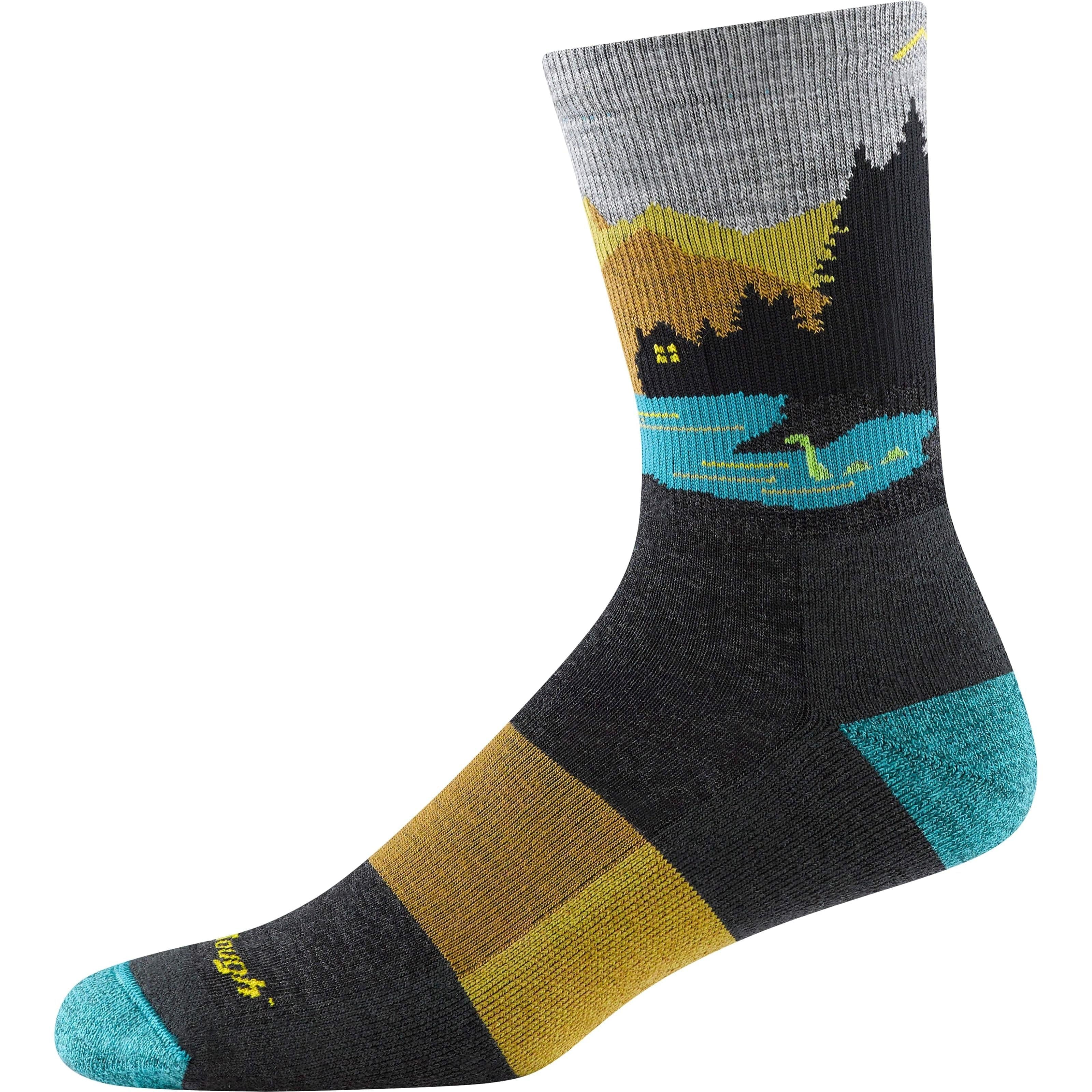 Darn Tough Mens Close Encounters Micro Crew Midweight Hiking Socks  -