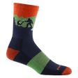 Darn Tough Mens Close Encounters Micro Crew Midweight Hiking Socks  -  Medium / Eclipse