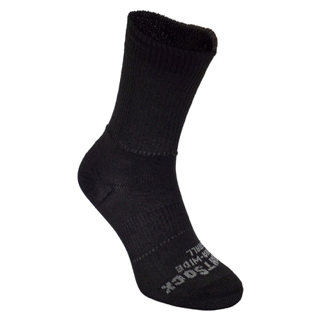 Wrightsock Xtra Wide Socks  -  Small / Black