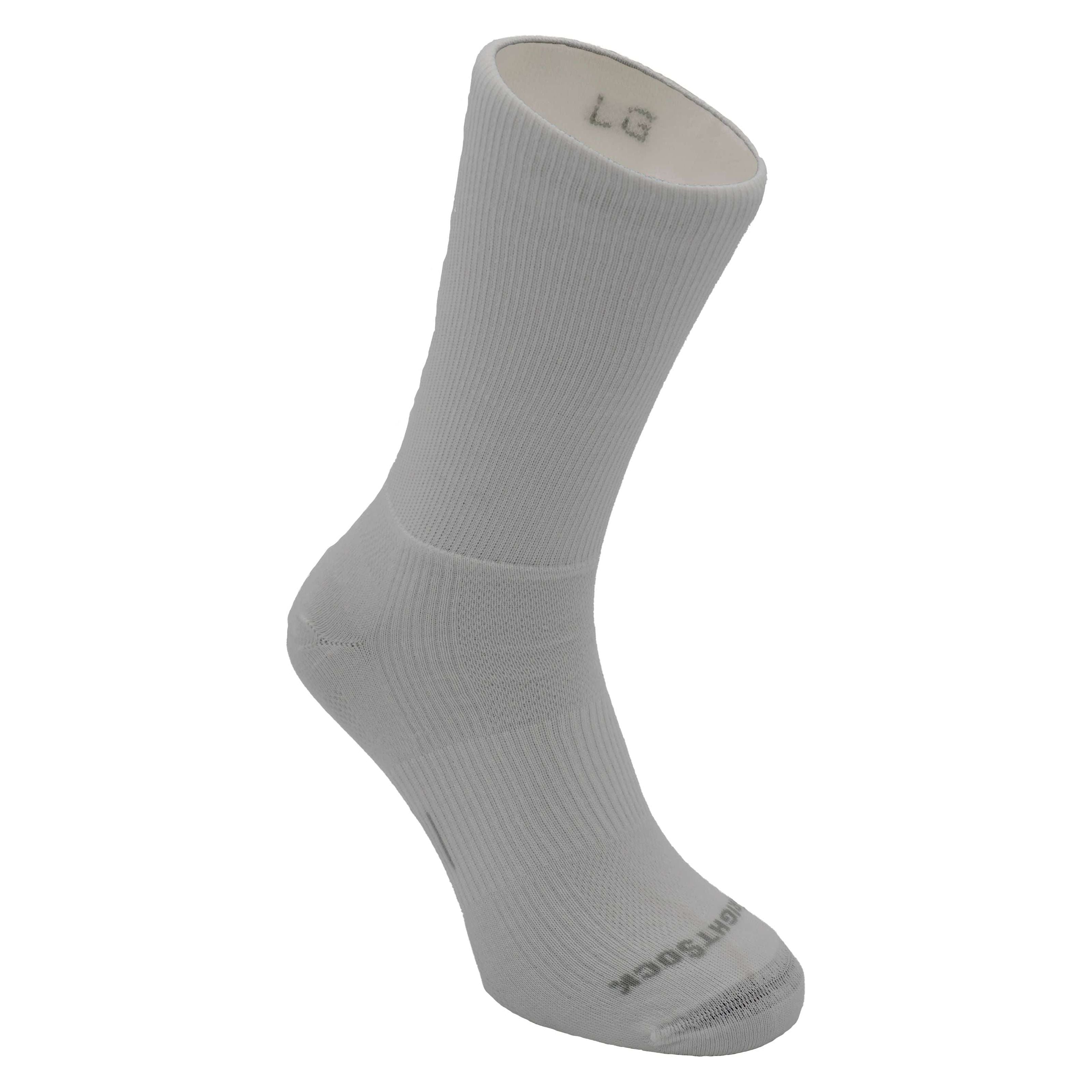 Wrightsock Double-Layer ECO Explore Crew Socks  -  Small / White