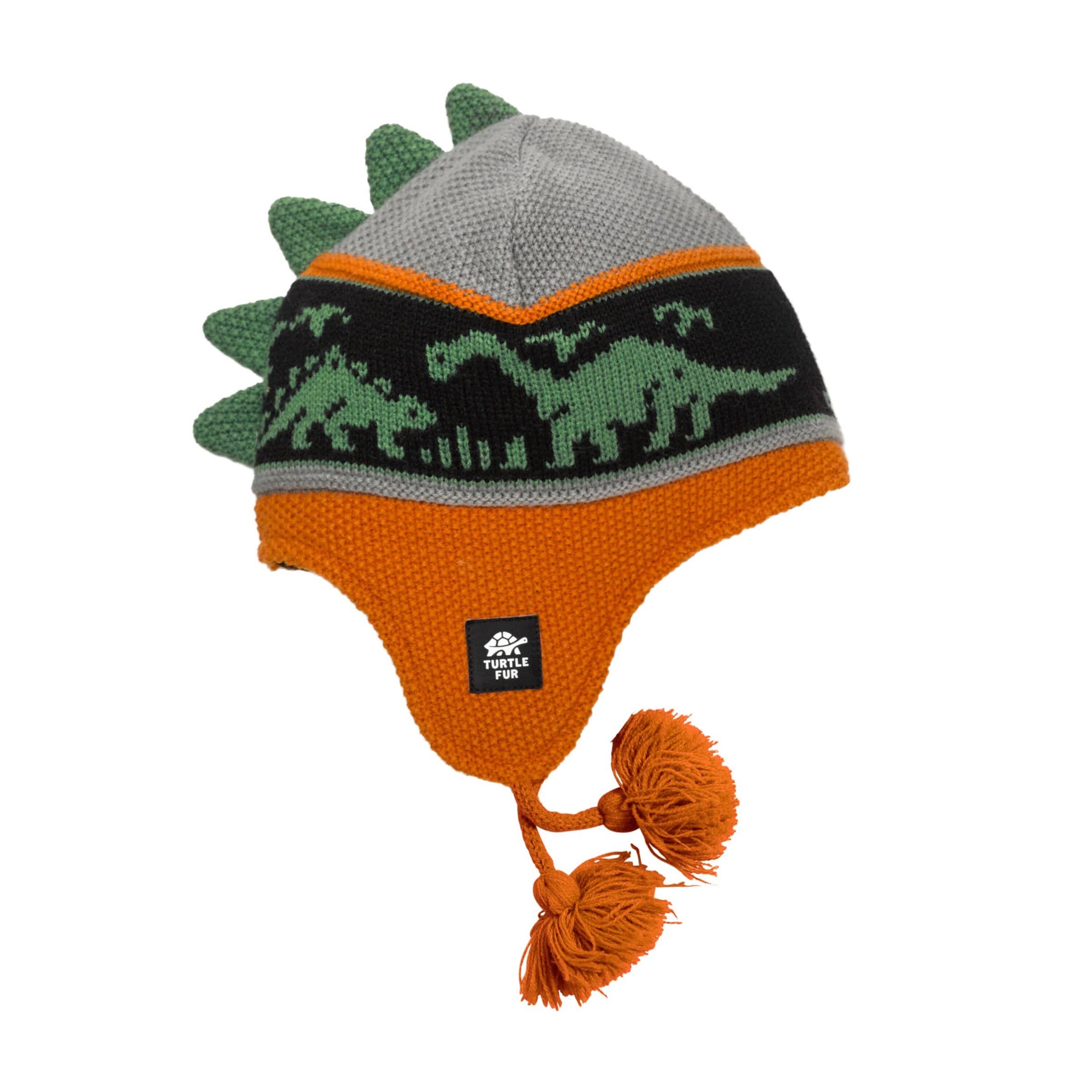 Turtle Fur Kids Dr Dino Beanie  -  One Size Fits Most / Chestnut