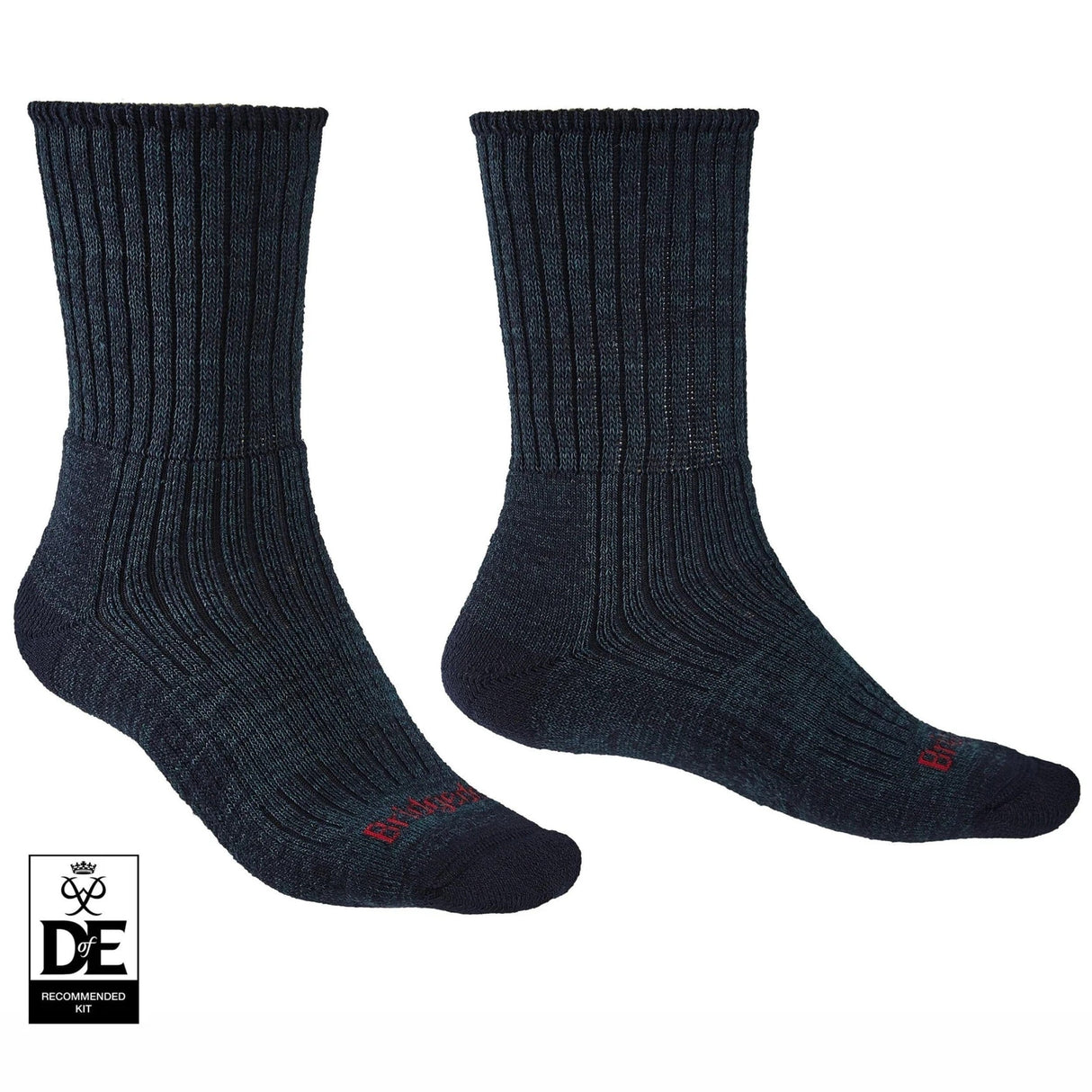 Bridgedale Mens Midweight Merino Comfort Boot Socks  -  Medium / Navy