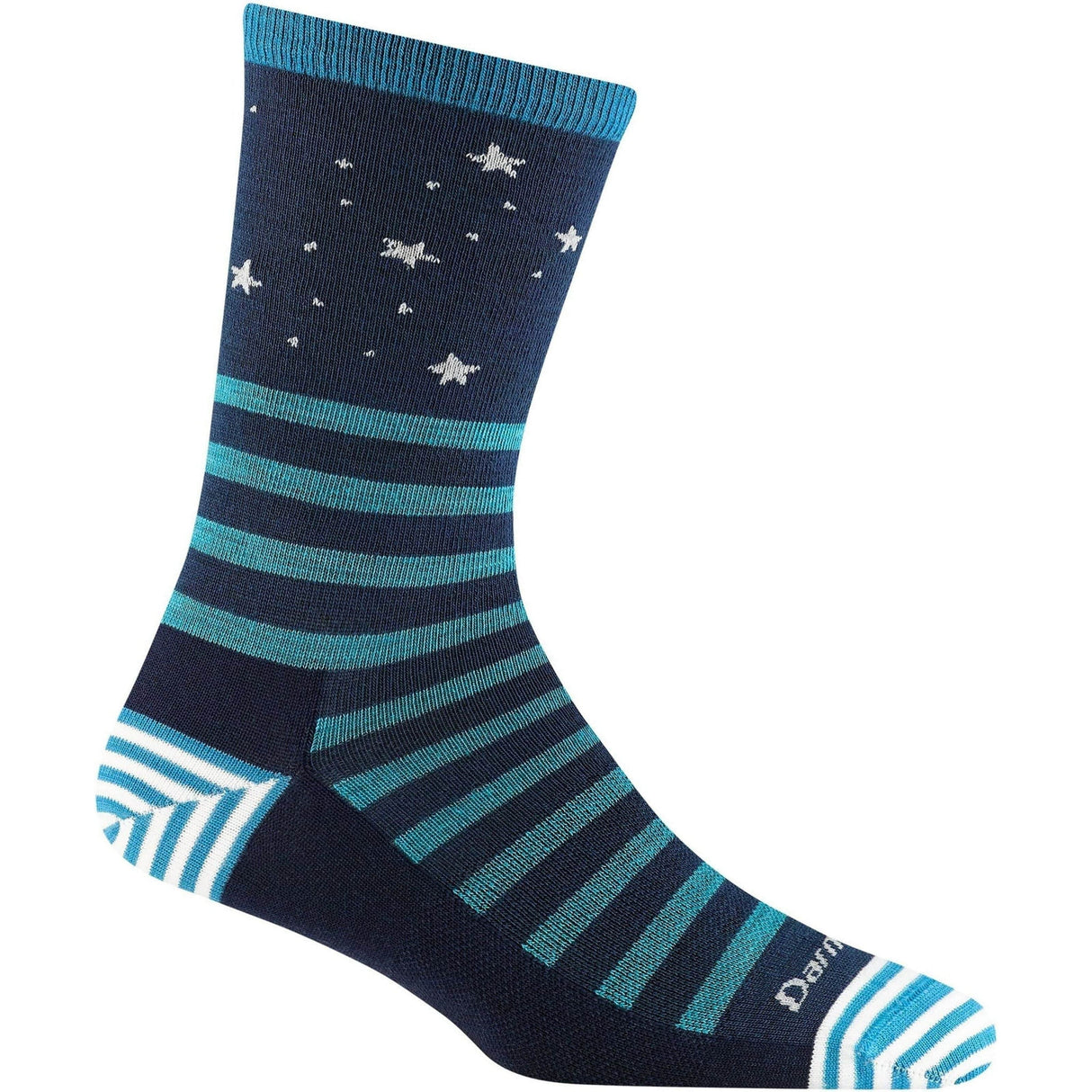 Darn Tough Womens Animal Haus Crew Lightweight Lifestyle Socks - Small / Eclipse