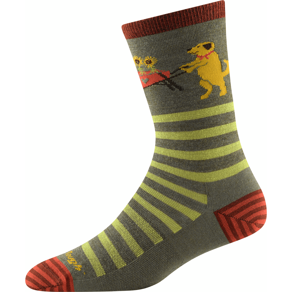 Darn Tough Womens Animal Haus Crew Lightweight Lifestyle Socks -