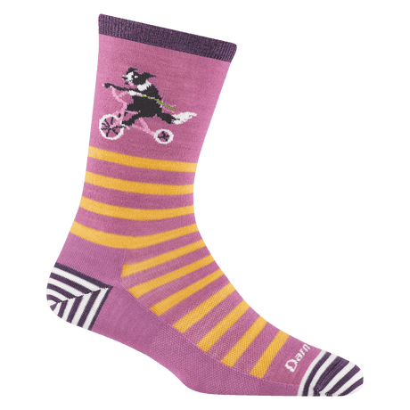 Darn Tough Womens Animal Haus Crew Lightweight Lifestyle Socks  -