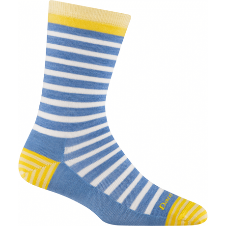 Darn Tough Womens Morgan Crew Lightweight Lifestyle Socks  -  Small / Country Blue