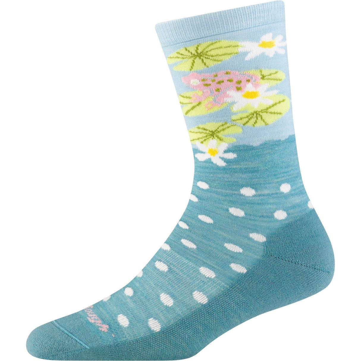 Darn Tough Womens Wild Life Crew Lightweight Lifestyle Socks  -