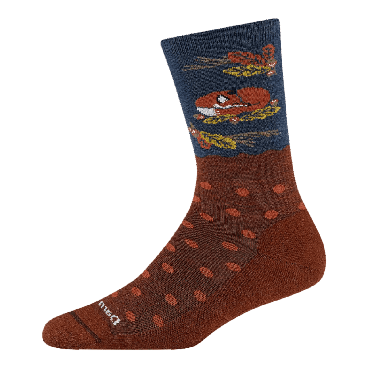 Darn Tough Womens Wild Life Crew Lightweight Lifestyle Socks