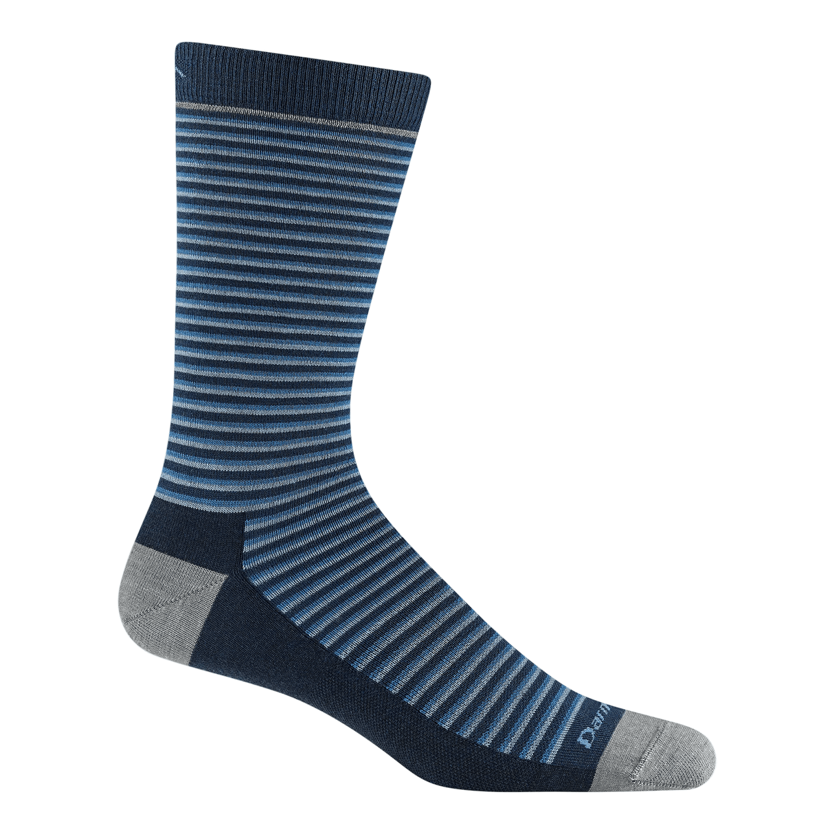 Darn Tough Mens Microstripe Crew No Cushion Lightweight Socks