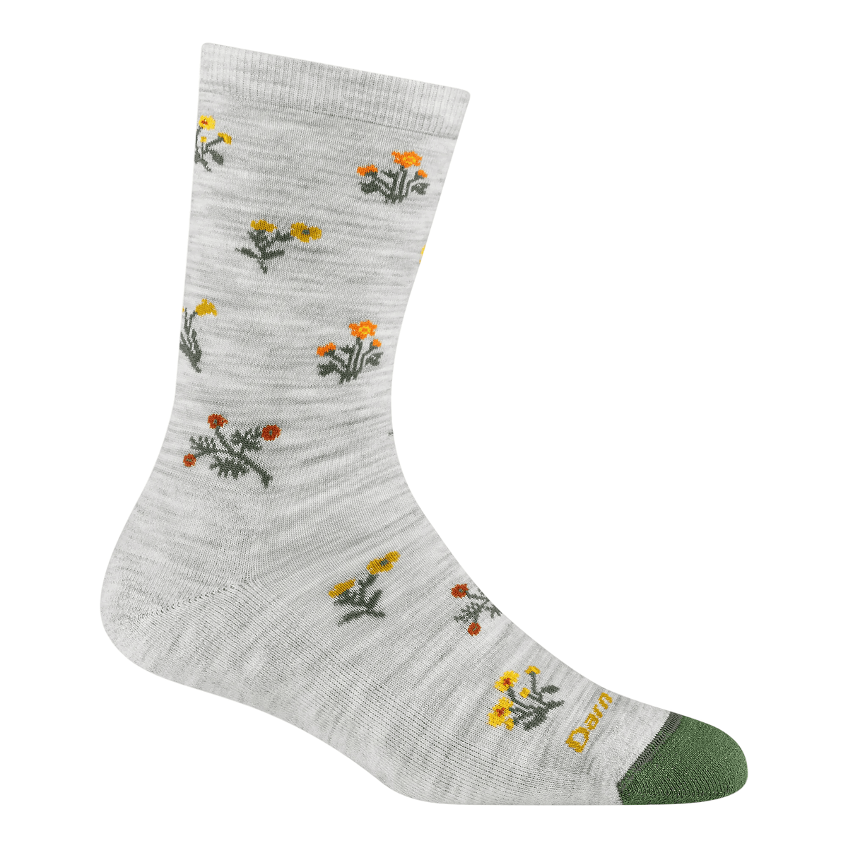 Darn Tough Womens Wildflower Crew Cushioned Lightweight Socks