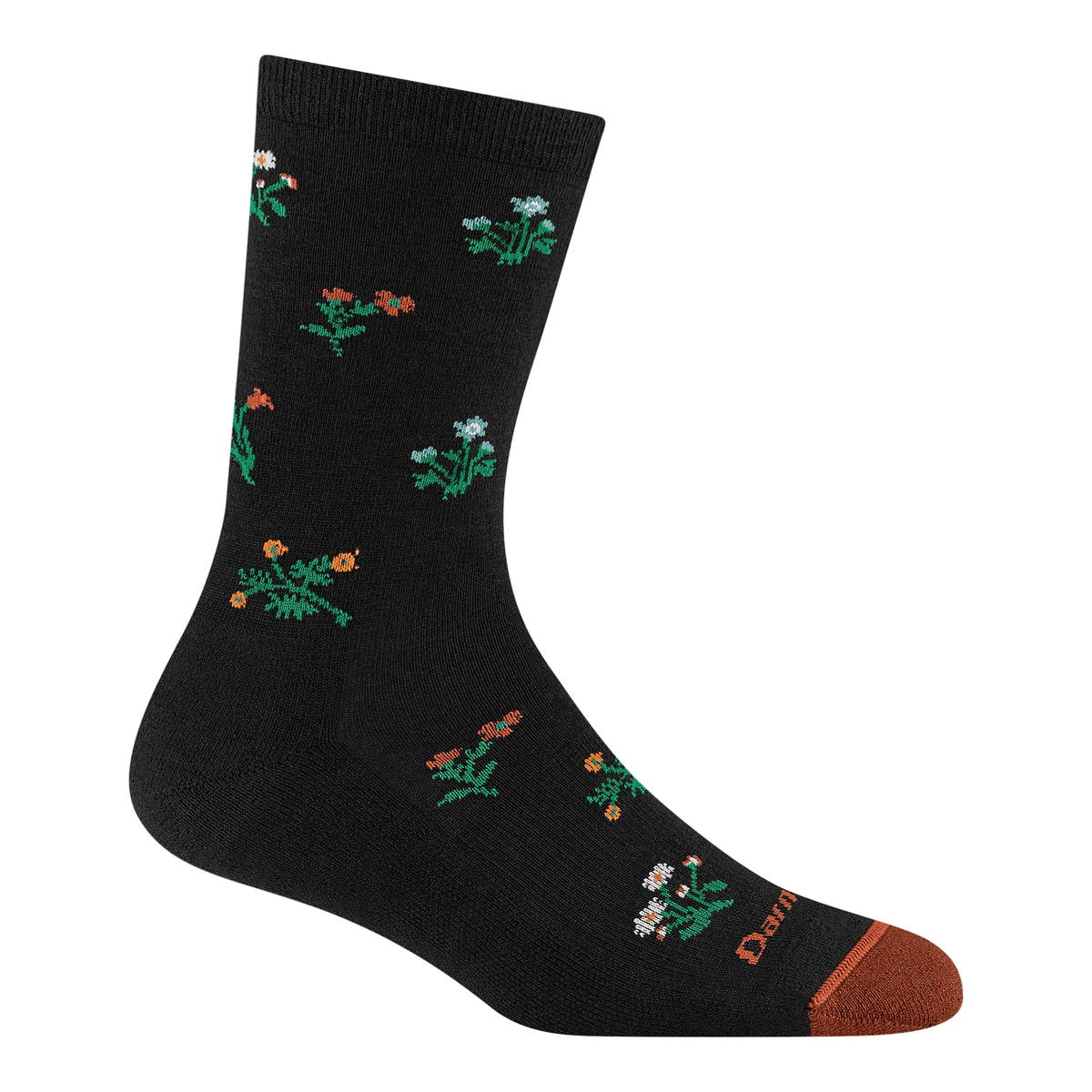 Darn Tough Womens Wildflower Crew Cushioned Lightweight Socks