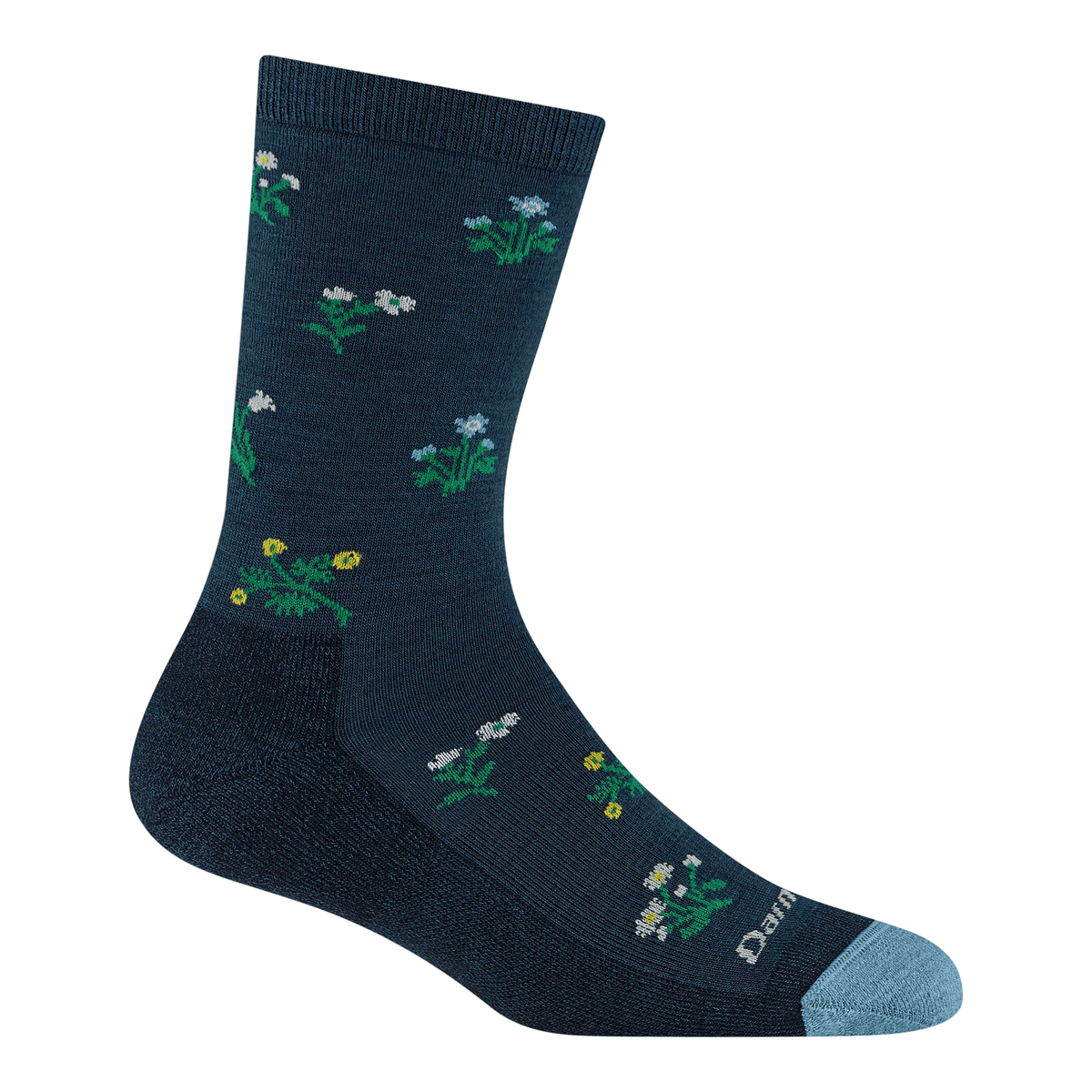 Darn Tough Womens Wildflower Crew Cushioned Lightweight Socks