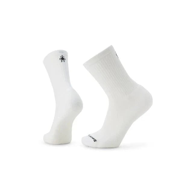 Smartwool Everyday Solid Rib Crew Socks  -  Medium / White