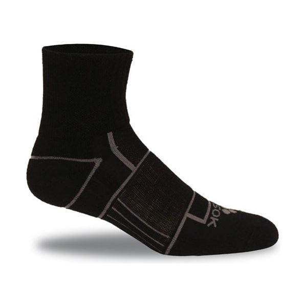 Fitsok ISW Isowool Technical Quarter Socks 3-Pack - Small / Black
