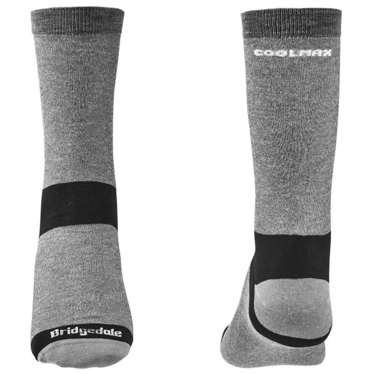 Bridgedale Mens Liner Coolmax Boot 2-Pack Socks  - 