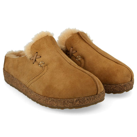Haflinger Saskatchewan Wool Clogs  -  36 / Tan/Natural