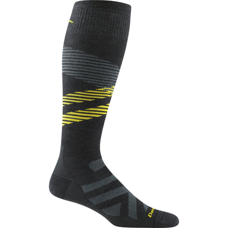 Darn Tough Mens Pennant RFL Over-the-Calf Ultra-Lightweight Ski & Snowboard Socks  -  Medium / Carbon