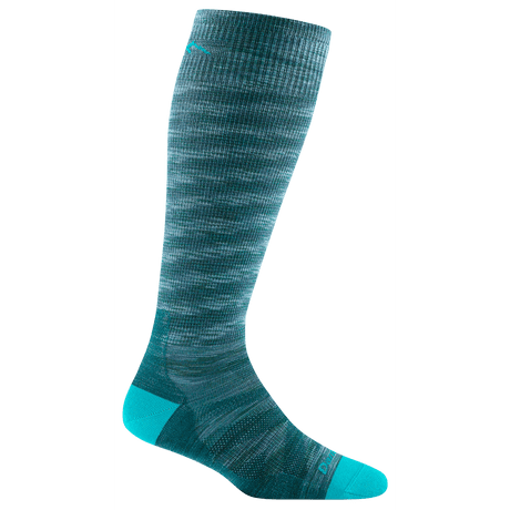 Darn Tough Womens RFL Over-the-Calf Ultra-Lightweight Ski & Snowboard Socks - Clearance  -  Small / Neptune