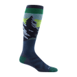 Darn Tough Mens Solstice Over-the-Calf Lightweight Ski & Snowboard Socks - Clearance  -  Medium / Midnight