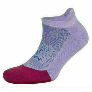 Balega Hidden Comfort No Show Tab Socks - Clearance  -  Small / Wildberry/Bright Lavender