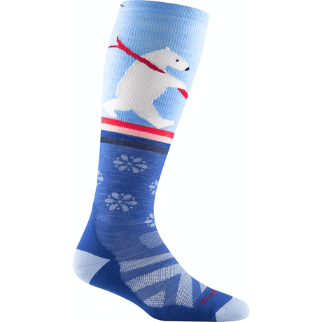 Darn Tough Womens Due North Over-the-Calf Midweight Ski & Snowboard Socks - Clearance  -  Small / Stellar