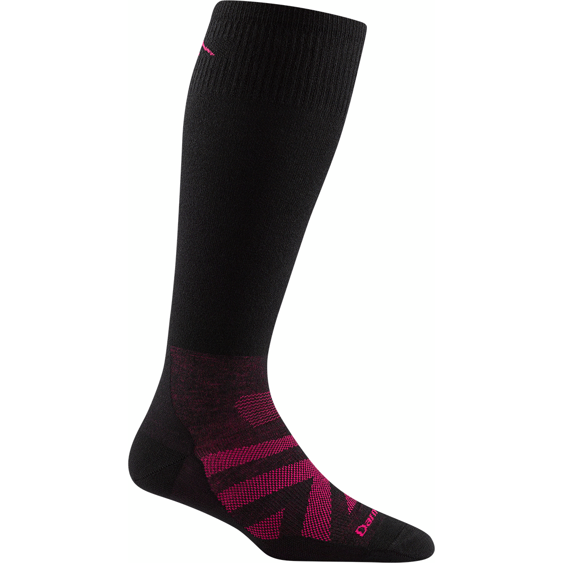 Darn Tough Womens RFL Thermolite Over-the-Calf Ultra-Lightweight Ski & Snowboard Socks - Small / Black