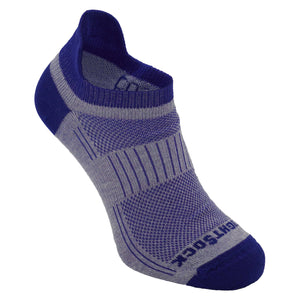 Wrightsock Coolmesh II Tab Socks  -  Small / Light Grey/Royal / Single Pair