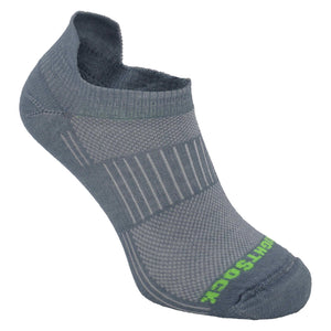 Wrightsock Coolmesh II Tab Socks  -  Small / Steel Grey / Single Pair