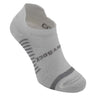 Wrightsock Coolmesh II Tab Socks  -  Small / White/Grey Stripe / Single Pair