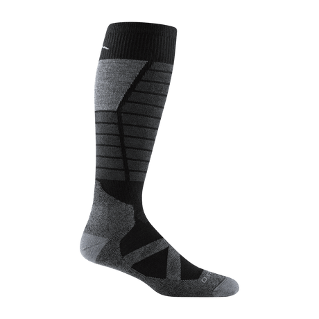 Darn Tough Mens Function X Over-the-Calf Midweight Ski & Snowboard Socks  -  Small / Black