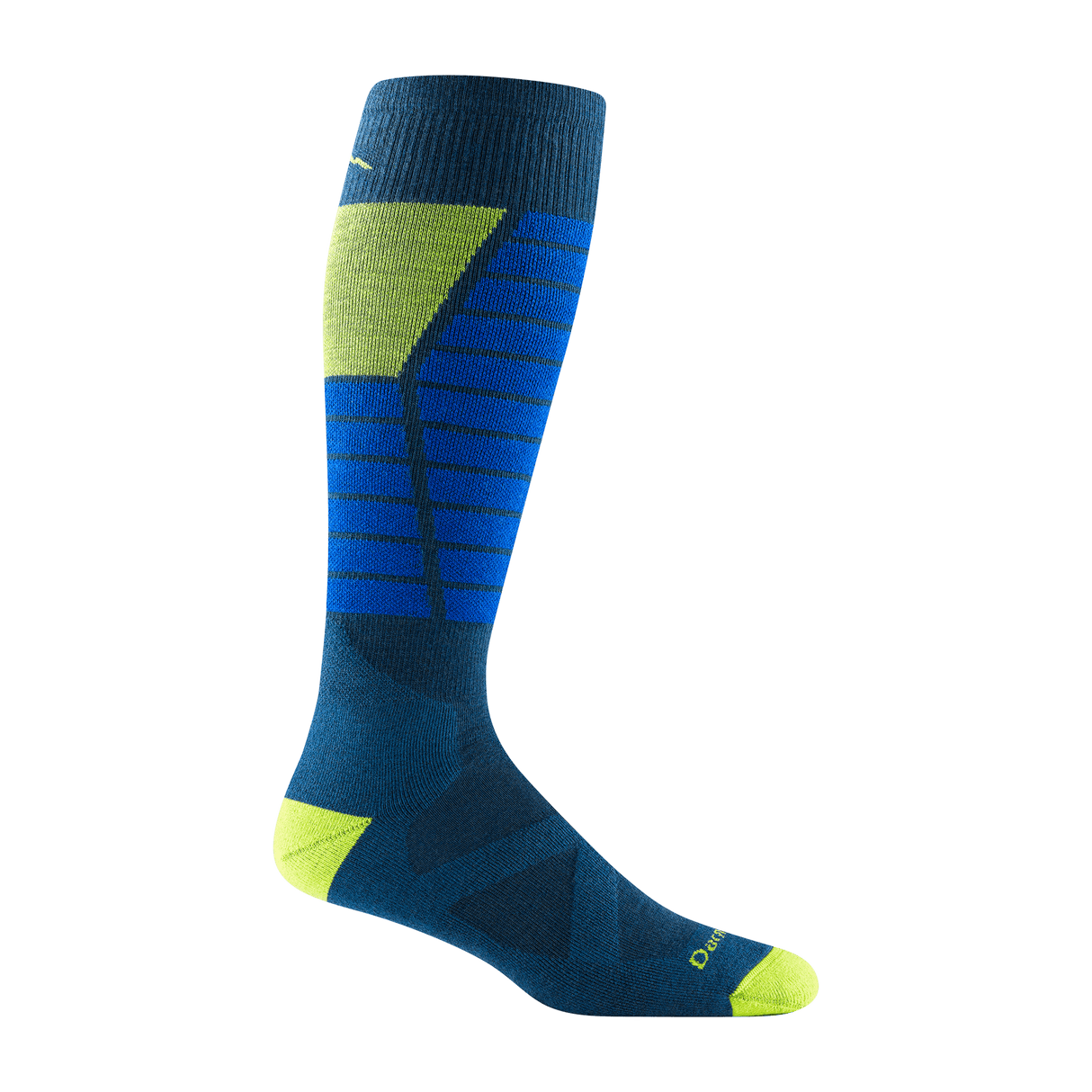 Darn Tough Mens Function X Over-the-Calf Midweight Ski & Snowboard Socks - Clearance  -  Medium / Dark Teal