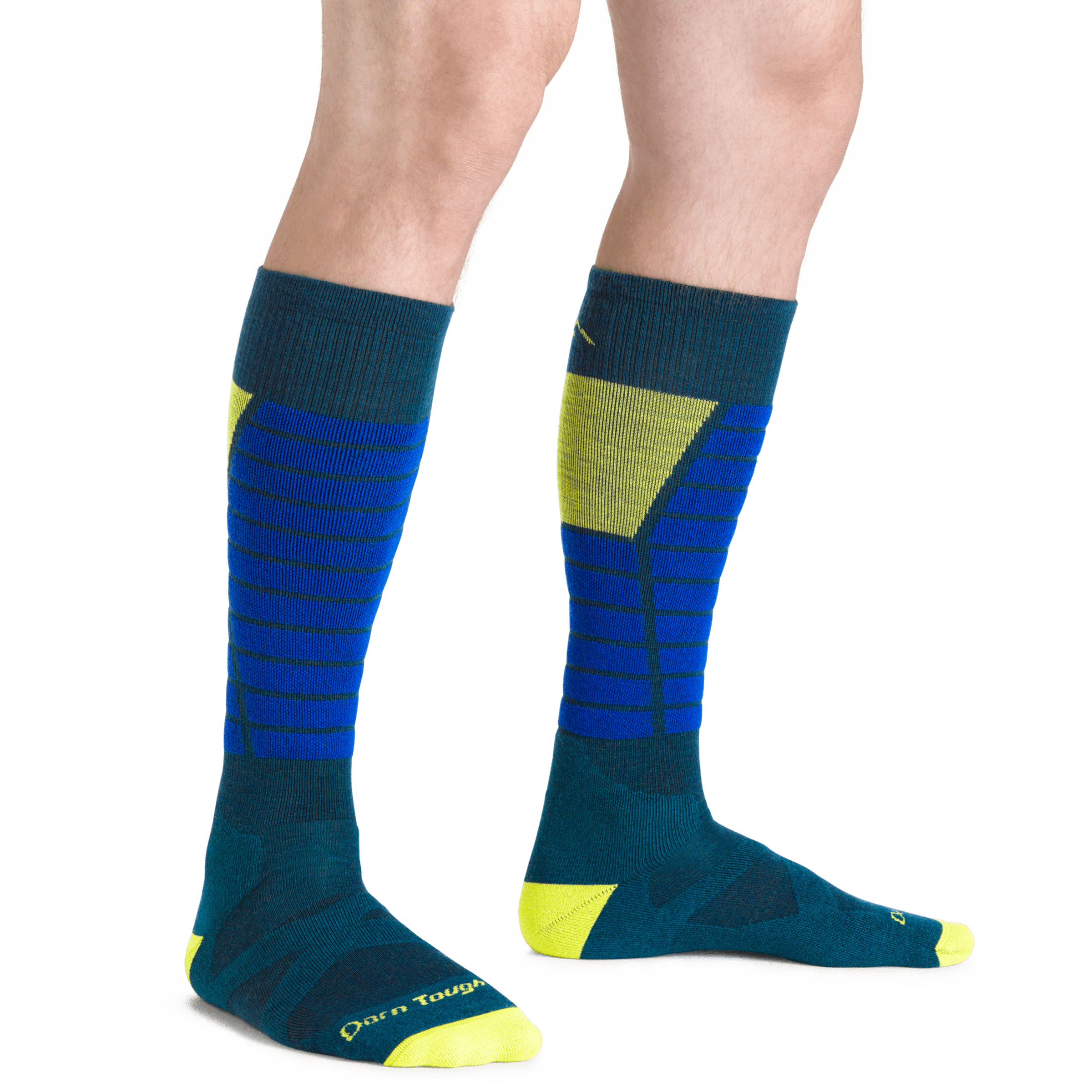 Darn Tough Mens Function X Over-the-Calf Midweight Ski & Snowboard Socks - Clearance  -