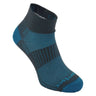 Wrightsock Coolmesh II Quarter Socks  -  Small / Ash Turquoise / Single Pair