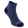Wrightsock Coolmesh II Quarter Socks  -  Small / Sea Blue / Single Pair