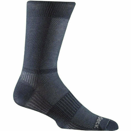Wrightsock Double-Layer Coolmesh II Lightweight Crew Socks - Clearance  -  Small / Oxford Blue / Single Pair