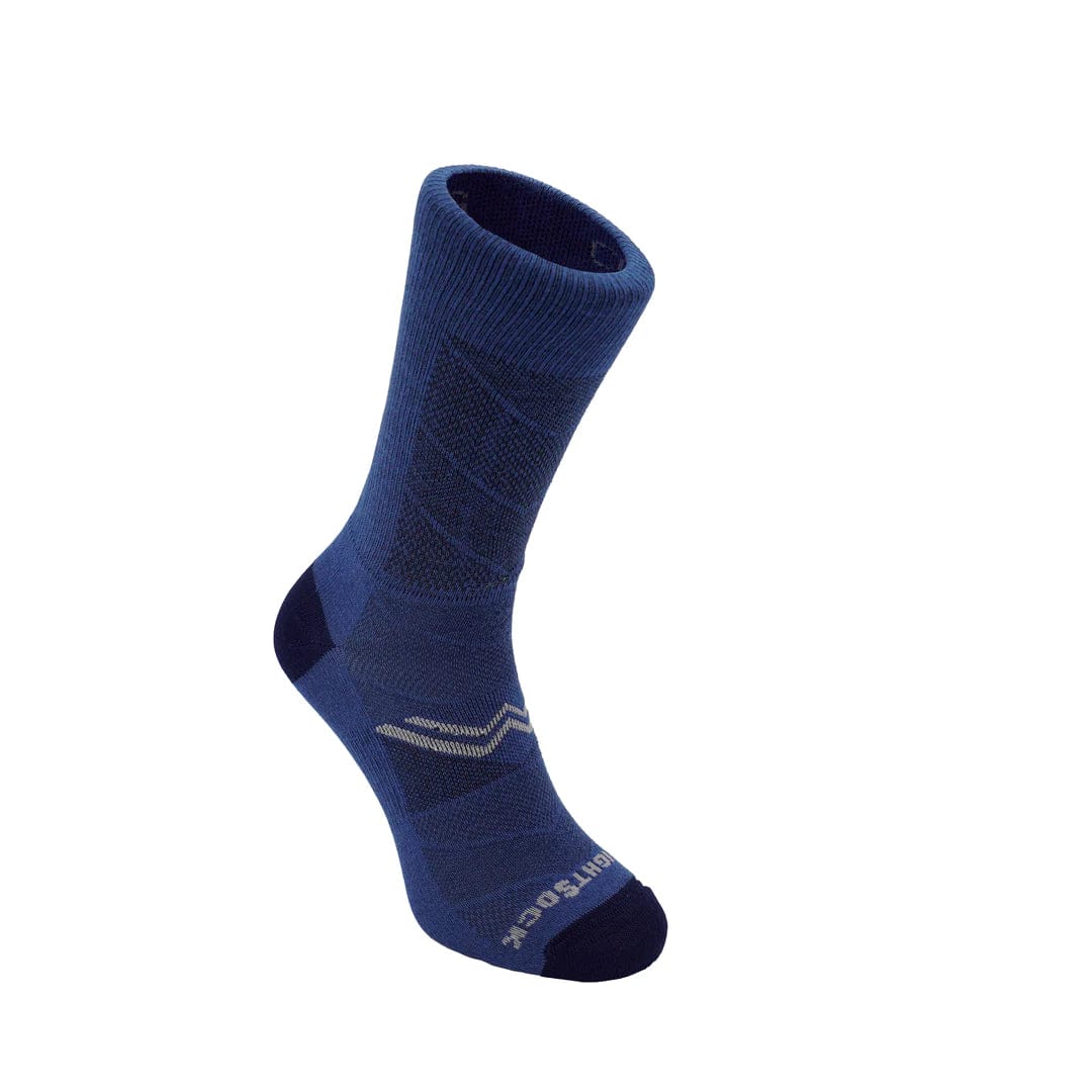 Wrightsock Double-Layer Coolmesh II Lightweight Crew Socks  -  Small / Denim Blue