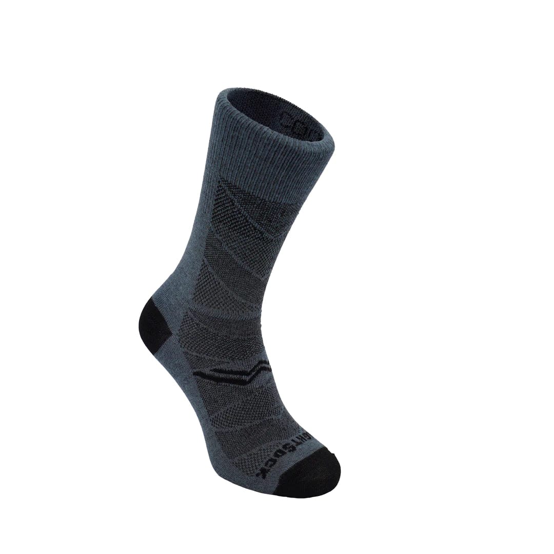 Wrightsock Coolmesh II Crew Socks  -  Small / Pebble Grey