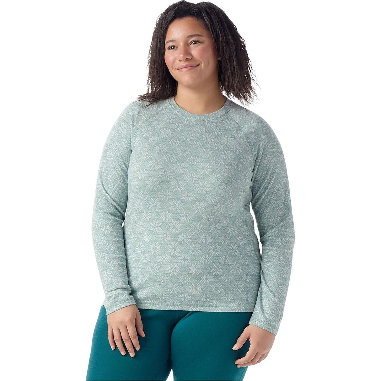 Smartwool Womens Classic Thermal Merino Base Layer Crew Plus - Clearance  -