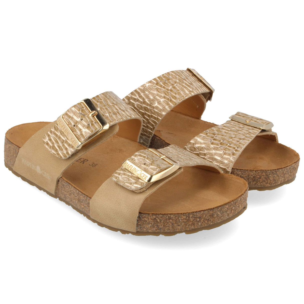 Haflinger Andrea Sandals - 36 / Gold