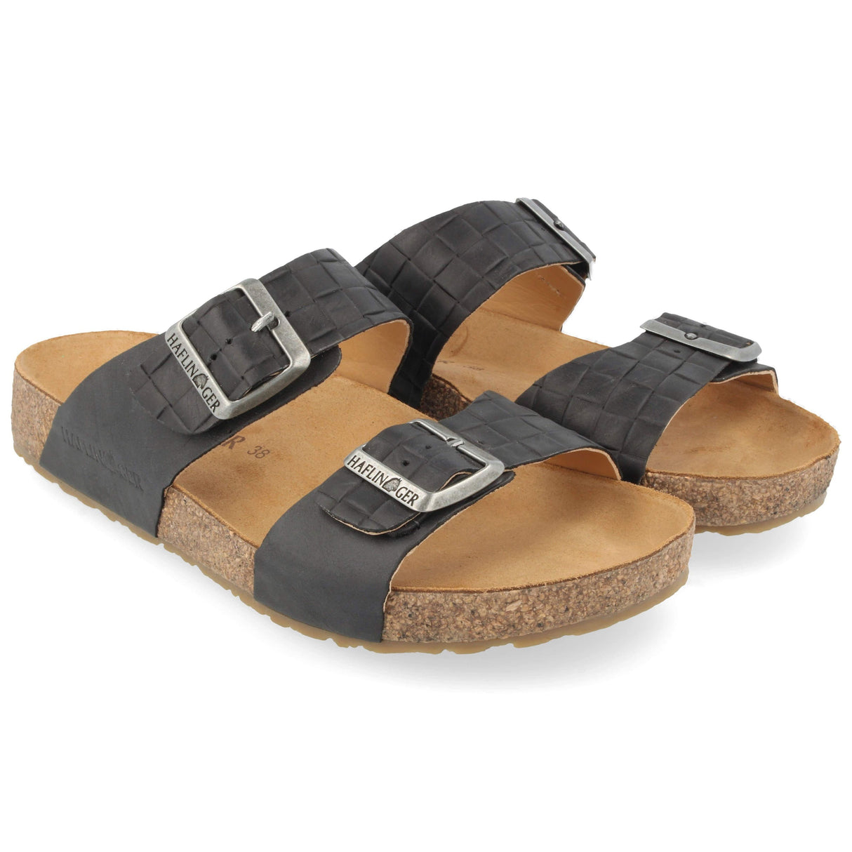 Haflinger Andrea Sandals - 36 / Black