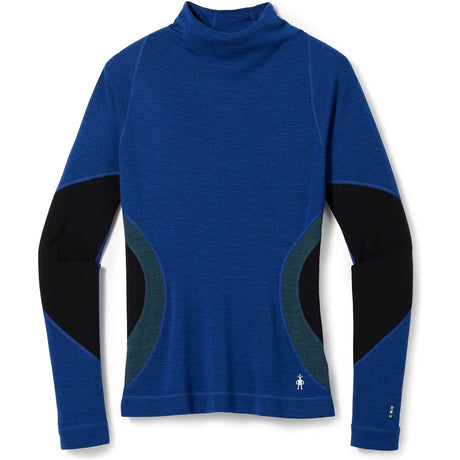 Smartwool Womens Thermal Merino High Neck Top - Clearance  -  X-Small / Blueberry Hill Heather