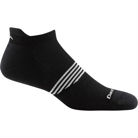 Darn Tough Mens Element No Show Tab Lightweight Athletic Socks - Clearance  -  X-Large / Black