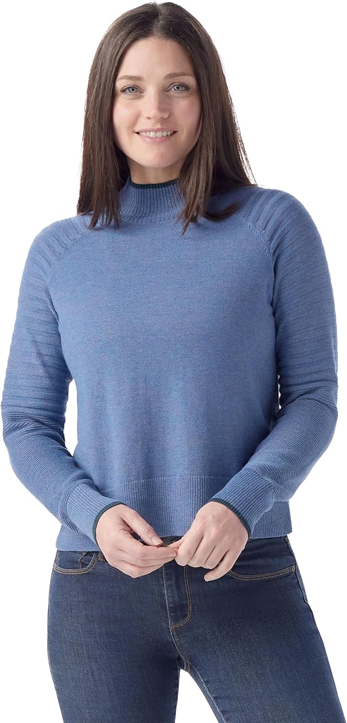 Smartwool Womens Edgewood Mock Neck Sweater - Clearance  -
