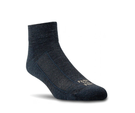 Farm to Feet Greensboro 1/4 Crew Light Cushion Socks  -  Medium / Charcoal