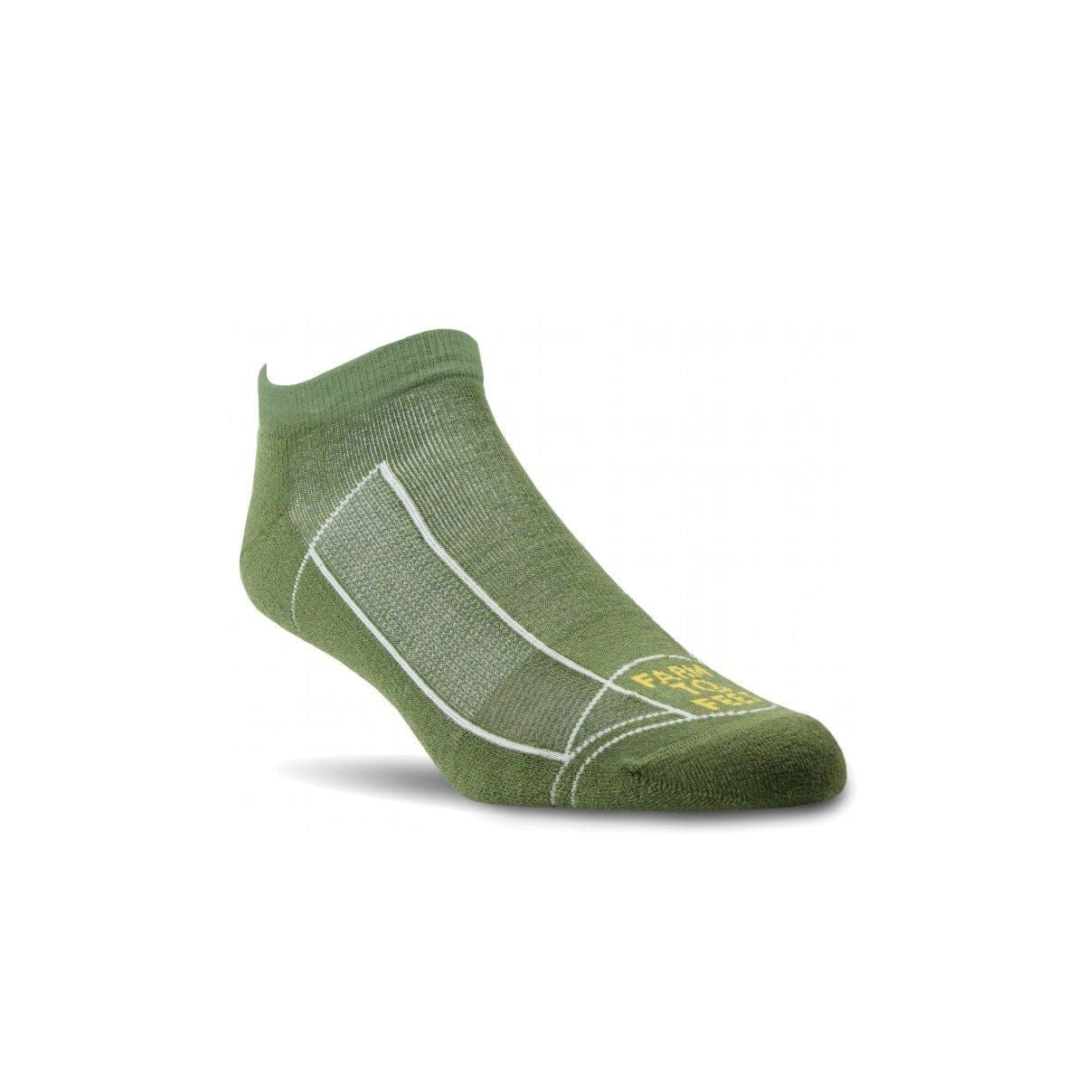 Farm to Feet Greensboro Lightweight Low Socks - Medium / WinterMoss