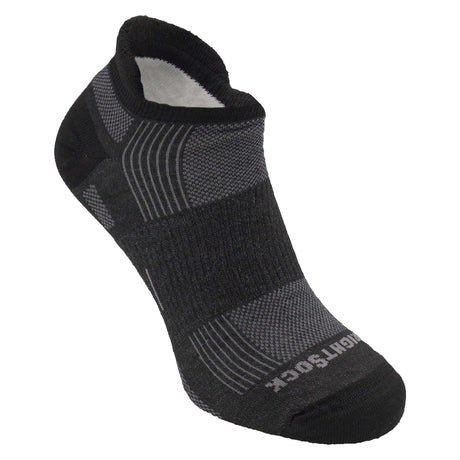 Wrightsock Double-Layer ECO Run No Show Tab Socks  -  Small / Black